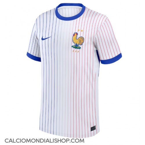 Maglie da calcio Francia Seconda Maglia Europei 2024 Manica Corta